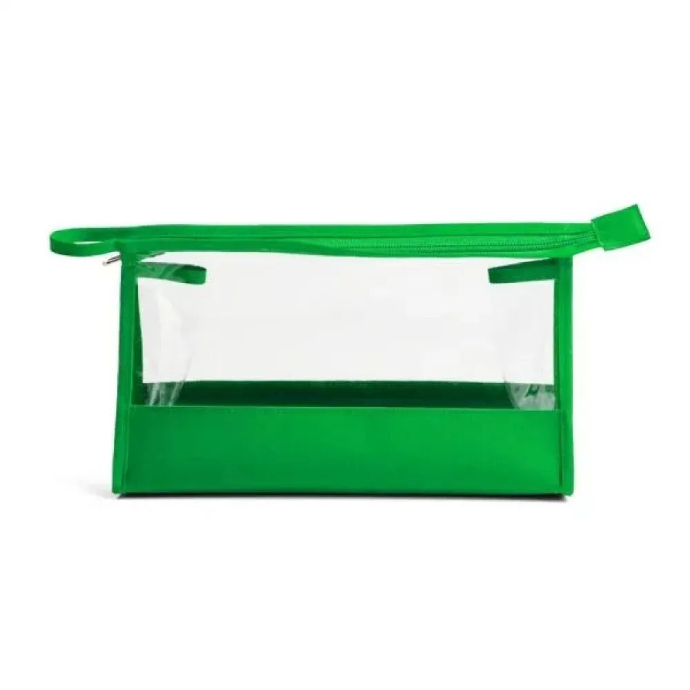 NECESSAIRE EM NYLON 600 PVC VERDE