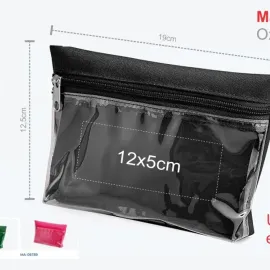 Miniatura de imagem do produto NECESSAIRE EM OXFORD / PVC – PRETA – 19X12,5CM