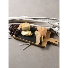 Miniatura de imagem do produto NUTMEG. Quadro com ardósia em bambu e 2 gizes inclusos