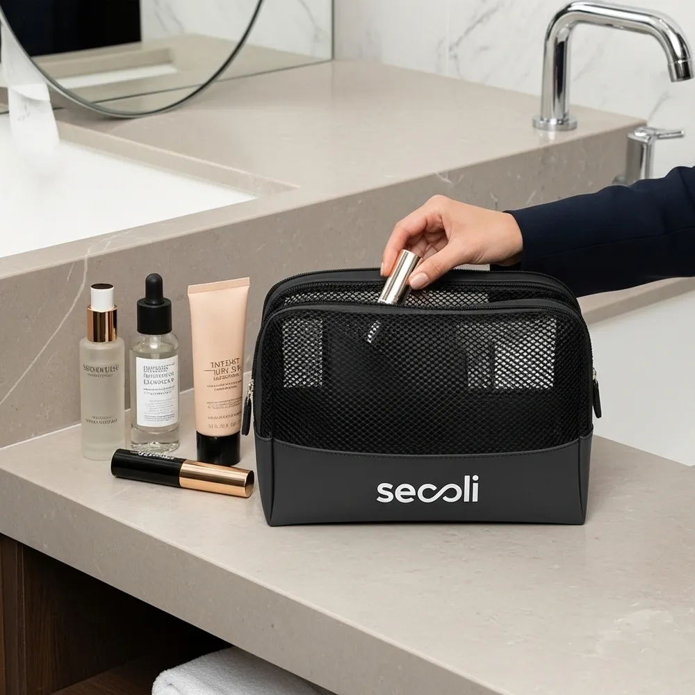 Necessaire Mesh – Leve e Atemporal