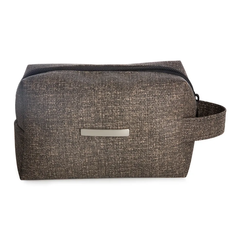 #Necessaire Puff Jeans Sintético-P@13920