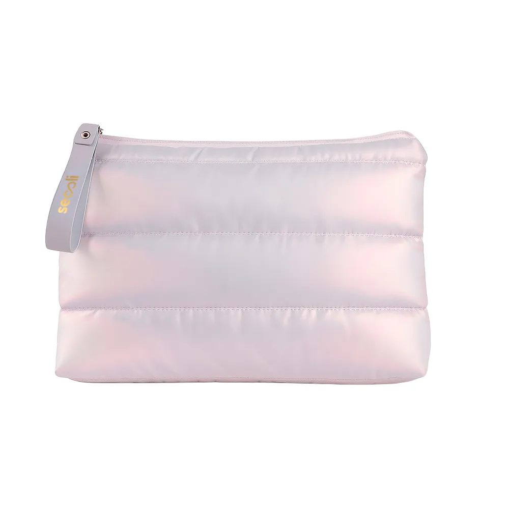 Necessaire Puffer Cromada