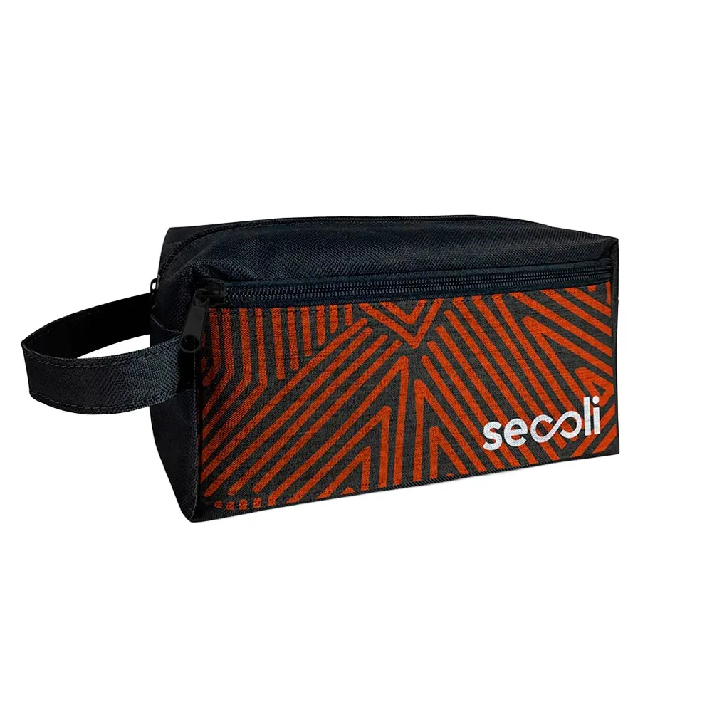 Necessaire Retangular com Zíper e Alça Lateral