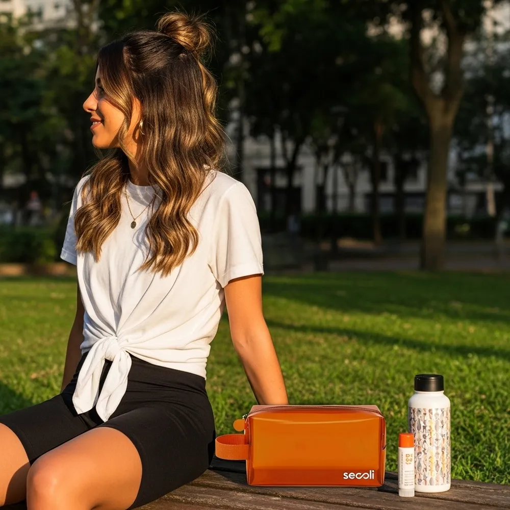 Necessaire Transparente - Atitude e Beleza