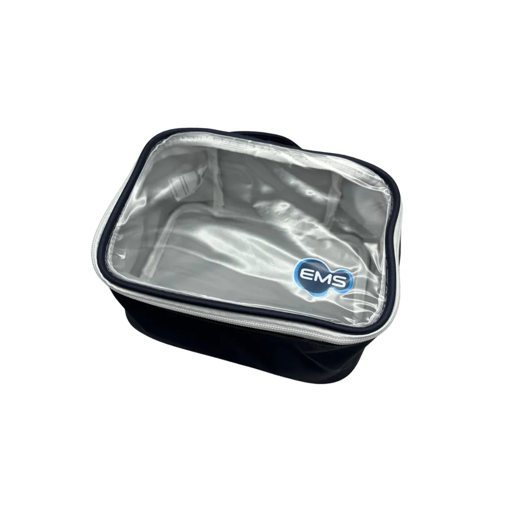 Necessaire em couro sintético com PVC-NE002