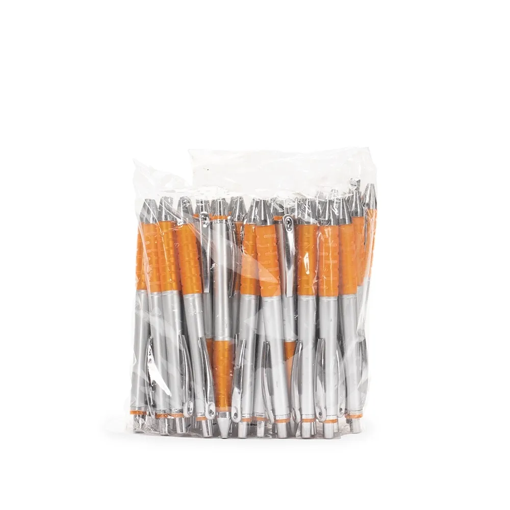 Pacote Caneta Plástica com 50pçs-O@00713