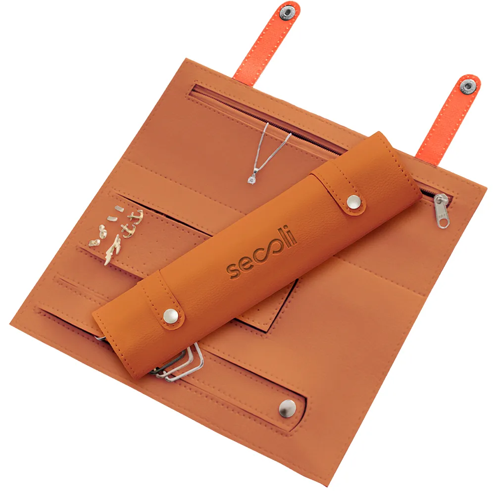 Organizador de Jóias Roll-Up – Modelo Viagem