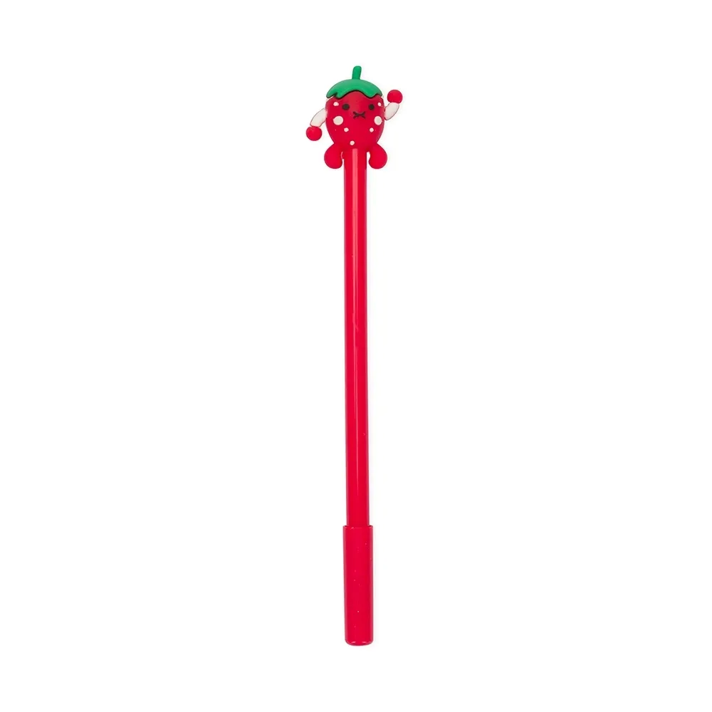 Caneta Plástica Gel Frutas-P@08354-COL