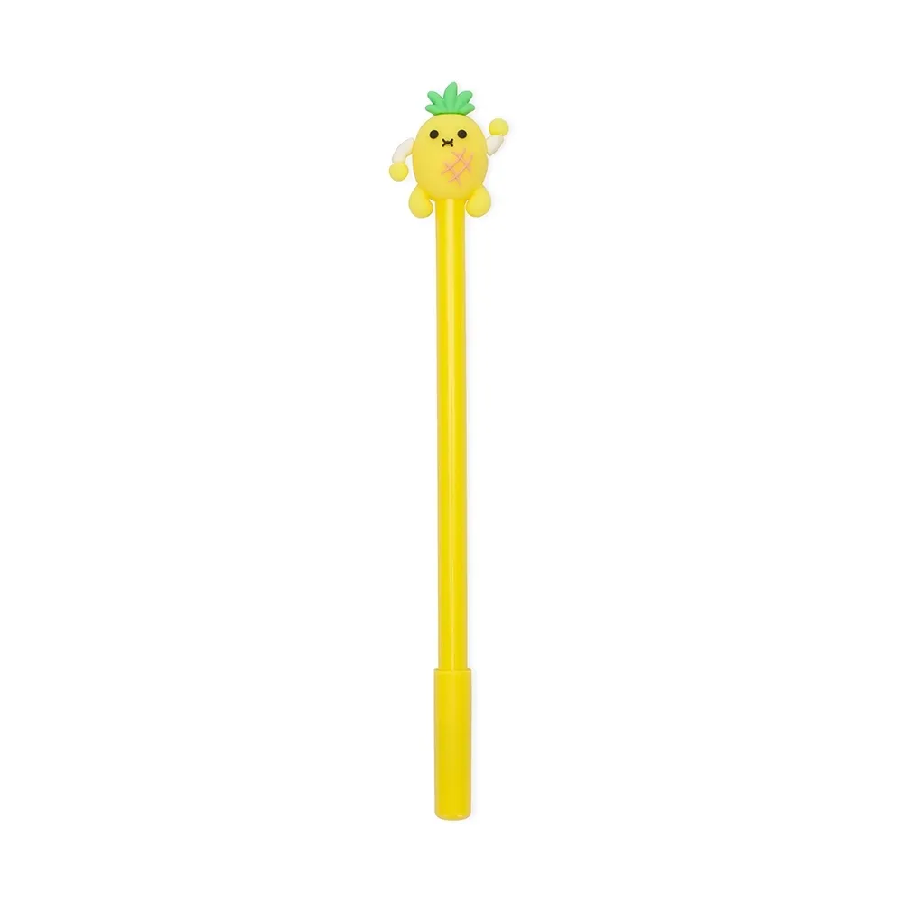 Caneta Plástica Gel Frutas