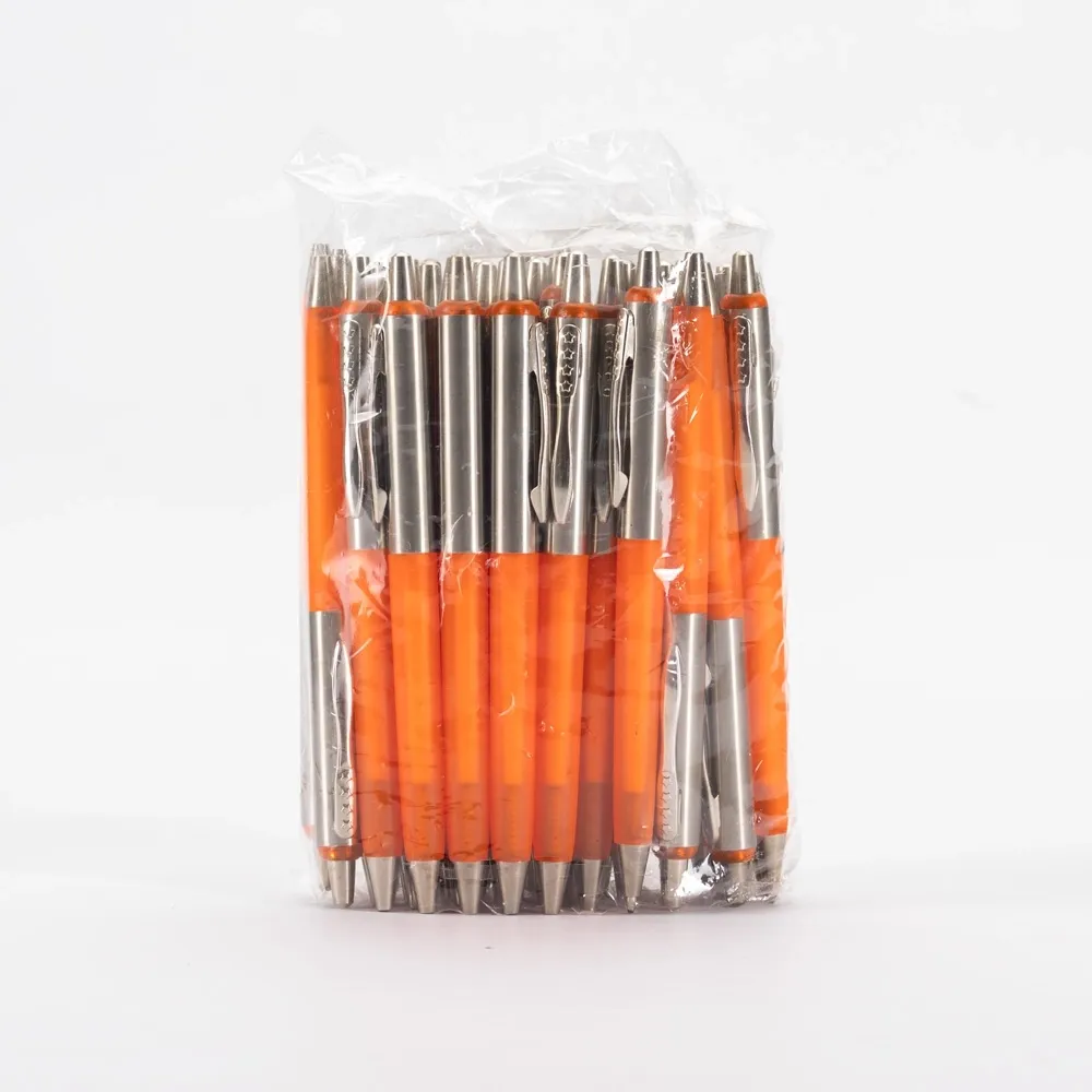 Pacote com Caneta Plástica
