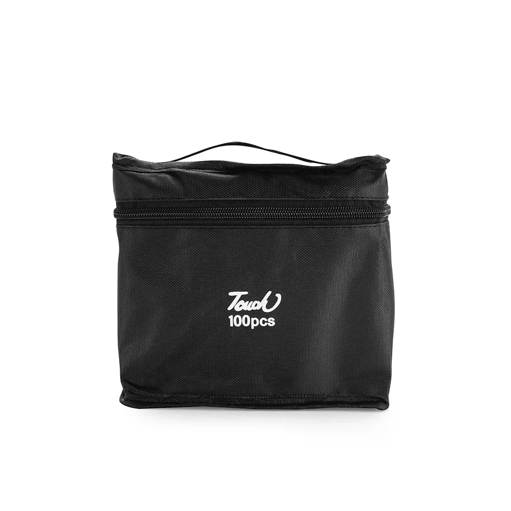 Kit Canetas Marcadoras Pontas Duplas com 100 Cores