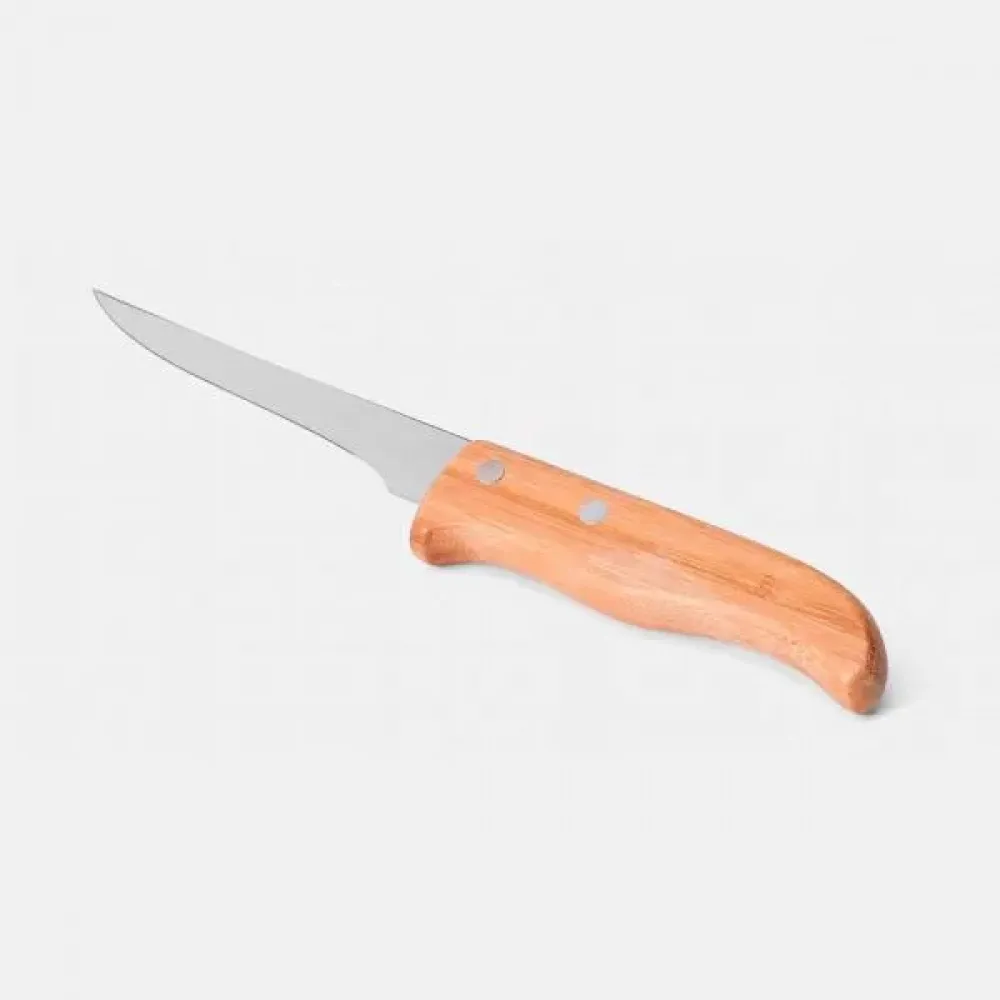 CONJ. DE FACAS BAMBU / MADEIRA / INOX COM ESTOJO FRANKFURT - 7 PÇS