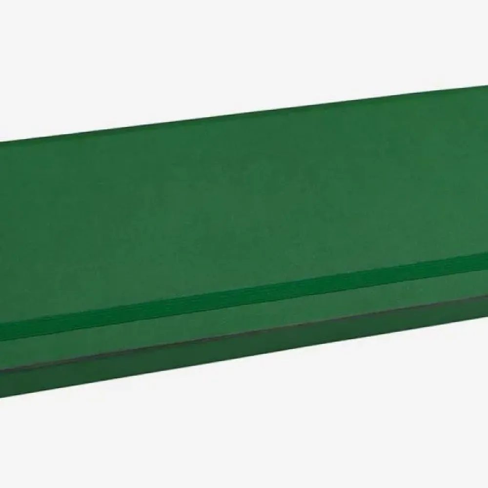 CONJ. DE GARFO E FACA INOX / MADEIRA / BAMBU COM ESTOJO VERDE - 3 PÇS