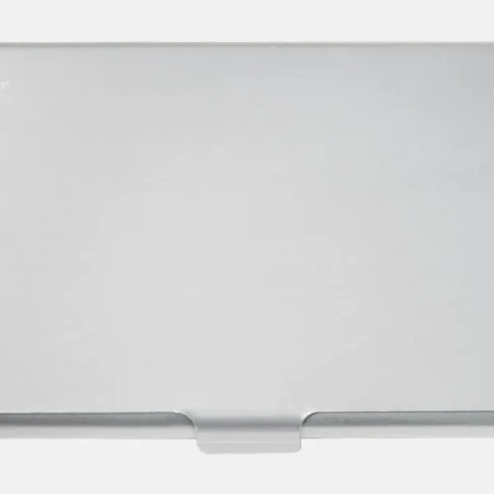 PORTA-CARTÃO EM ALUMÍNIO FOSCO