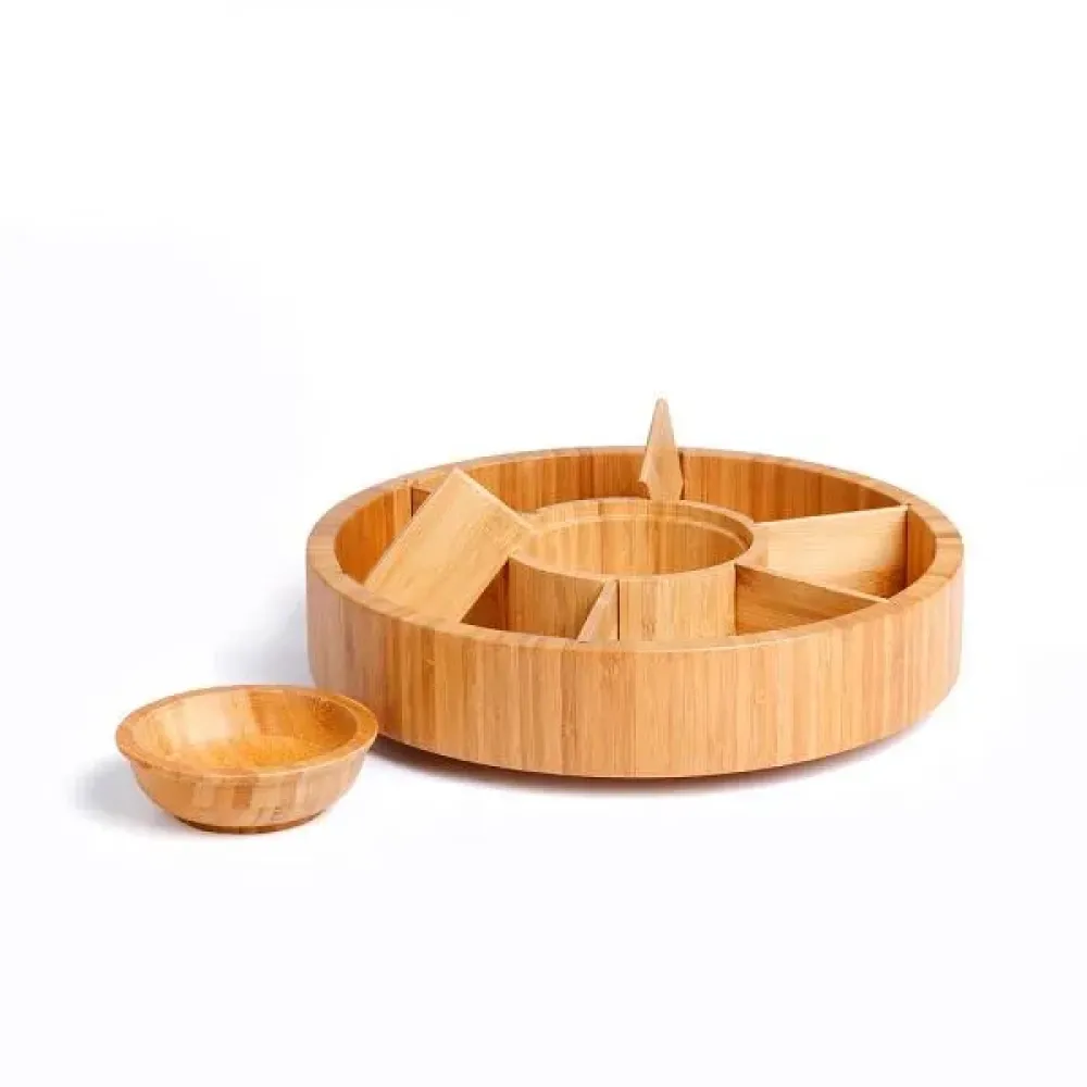 PETISQUEIRA GIRATÓRIA EM BAMBU - 7 DIV.