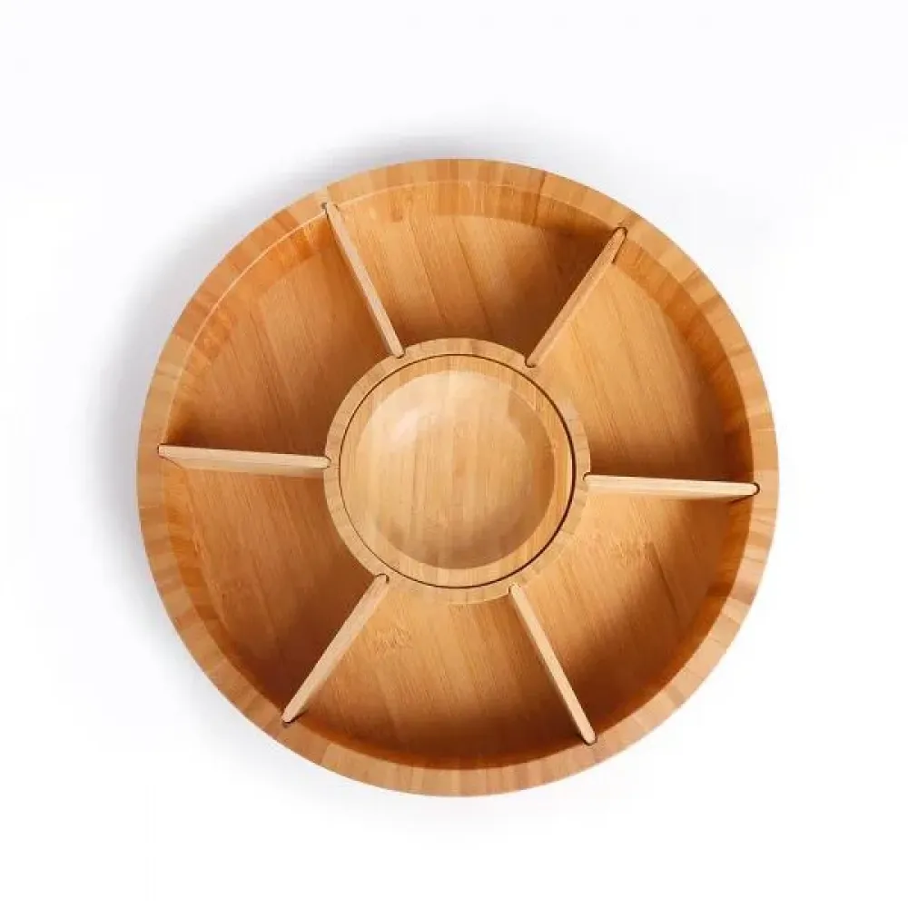 PETISQUEIRA GIRATÓRIA EM BAMBU - 7 DIV.