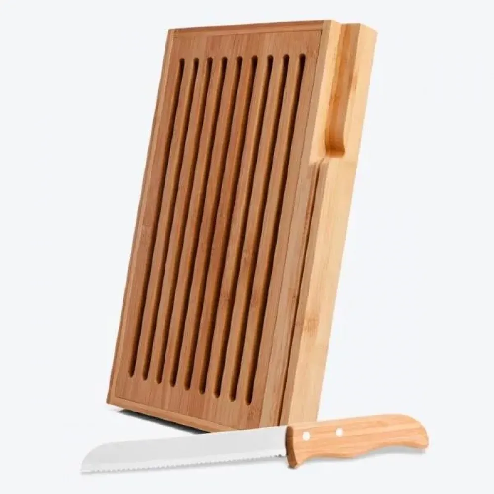 MIGALHEIRA EM BAMBU COM FACA VERONA - 2 PÇS-PD-00743