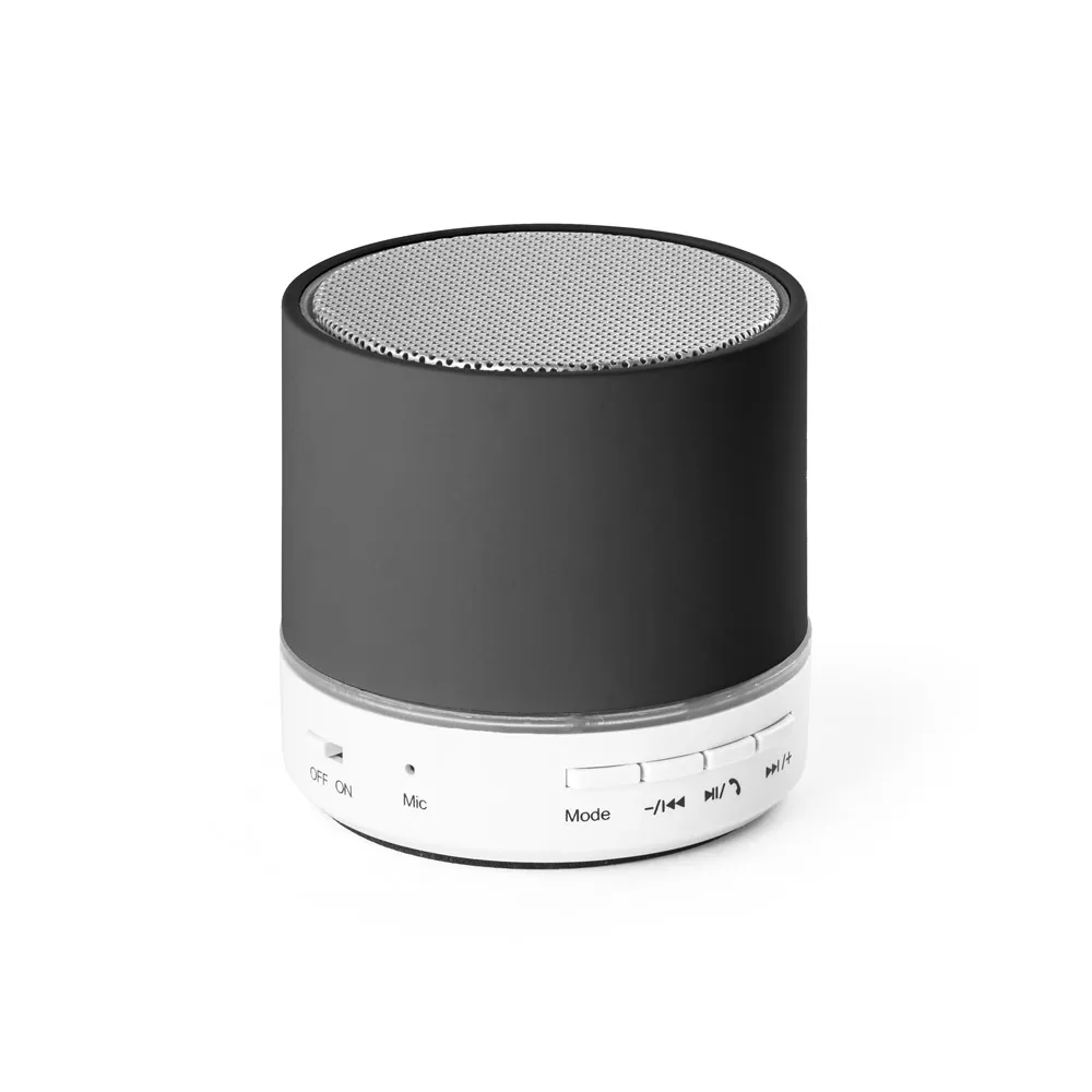 PERRY. Caixa de som com microfone em ABS