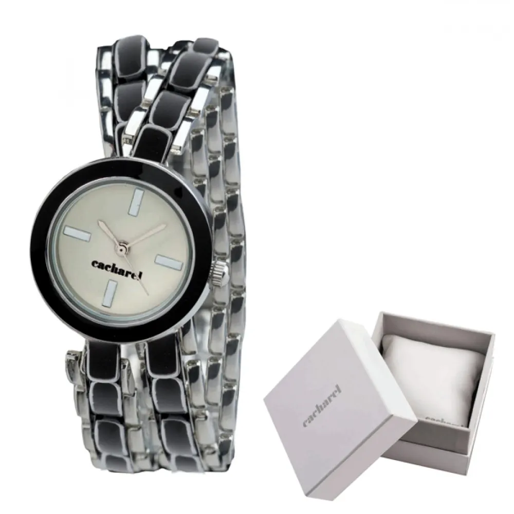 POMPADOUR. Relógio PRETO