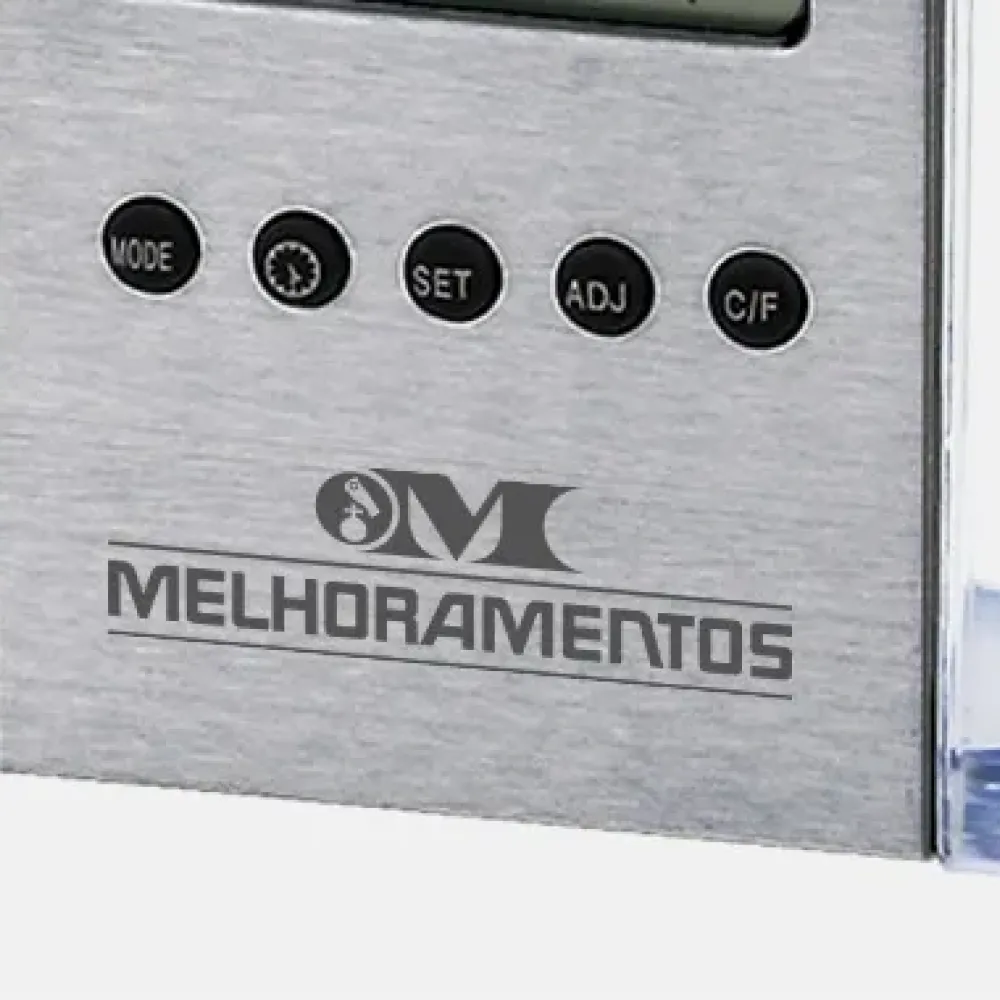 PORTA-CANETAS COM RELÓGIO EM ACRÍLICO POLIPROPILENO --RM-00590-NA