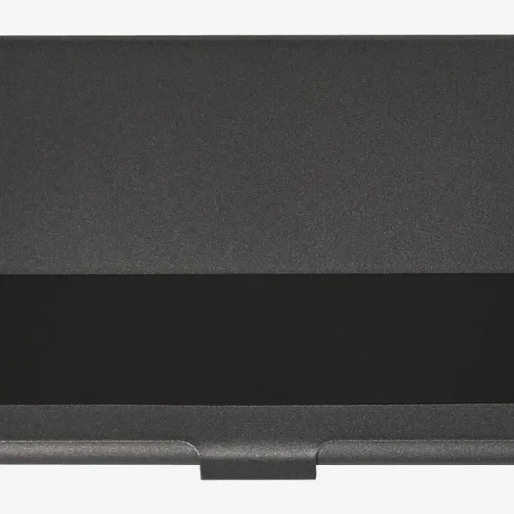 PORTA-CARTÃO EM ALUMÍNIO ÔNIX