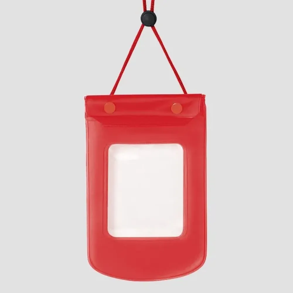 PORTA CELULAR / SMARTPHONE À PROVA DÁGUA - VERMELHO