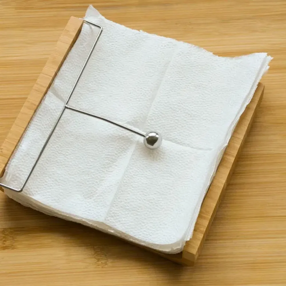 PORTA GUARDANAPOS EM BAMBU CANCUN PEQUENO