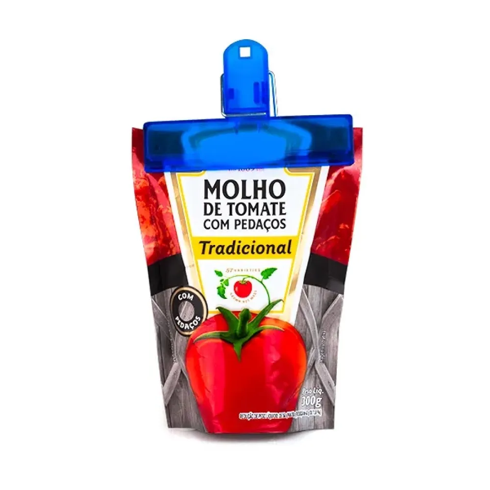 PRENDEDORES DE EMBALAGEM EM POLIESTIRENO - AZUL - 4 PÇS - NÃO ACOMPANHA MOLHO