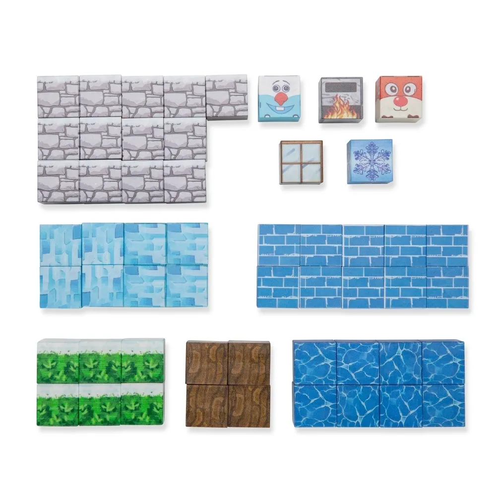 Kit Blocos Magnéticos 54 Peças