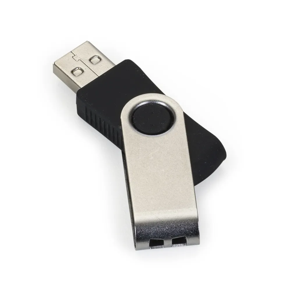 #Pen Drive RM Giratório Metal 4GB/8GB
