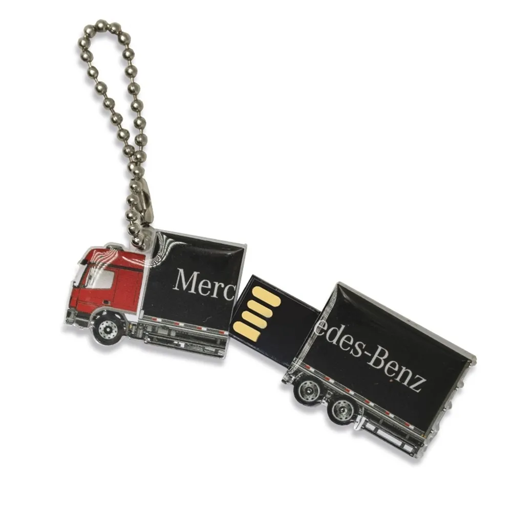 Pen drive customizado 2D em acrílico-BCPEN002