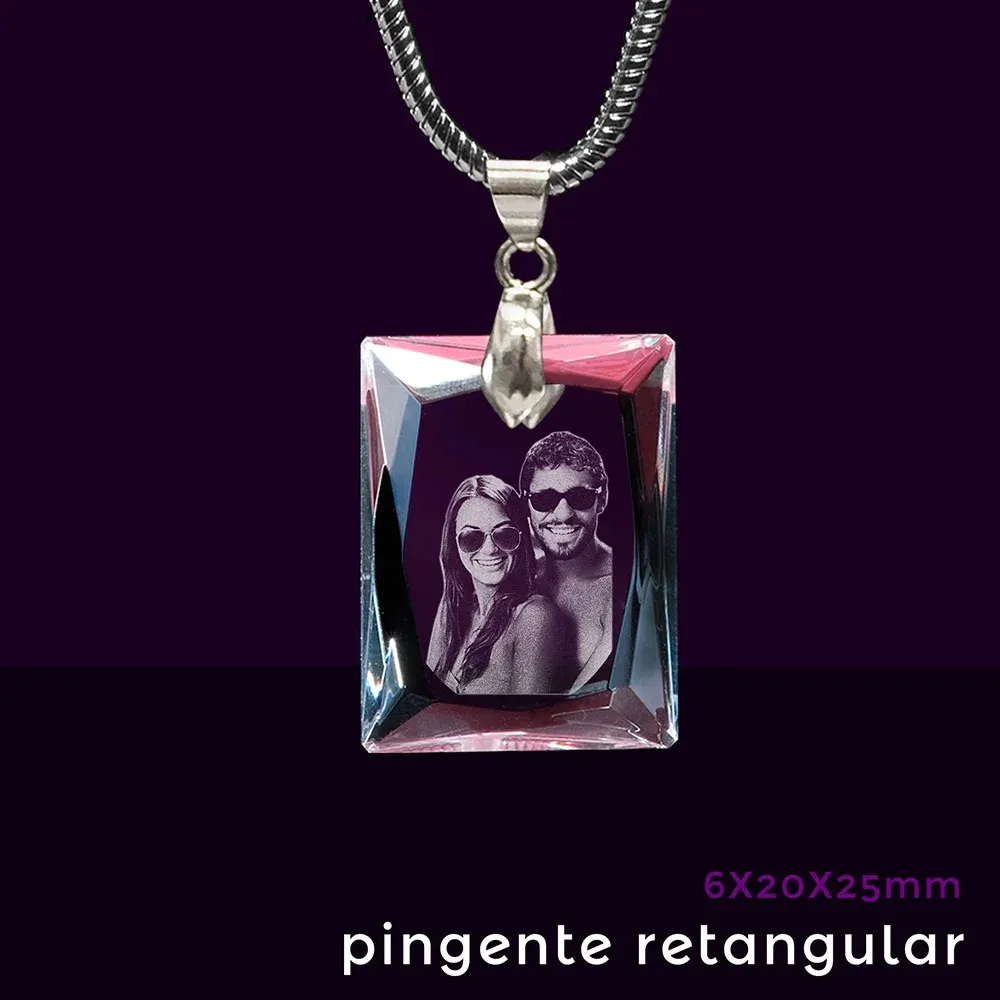 Pingente retangular-PGT001