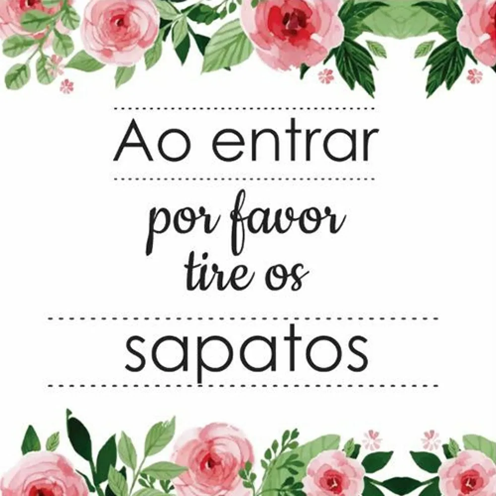 Placa para colocar na parede ou porta