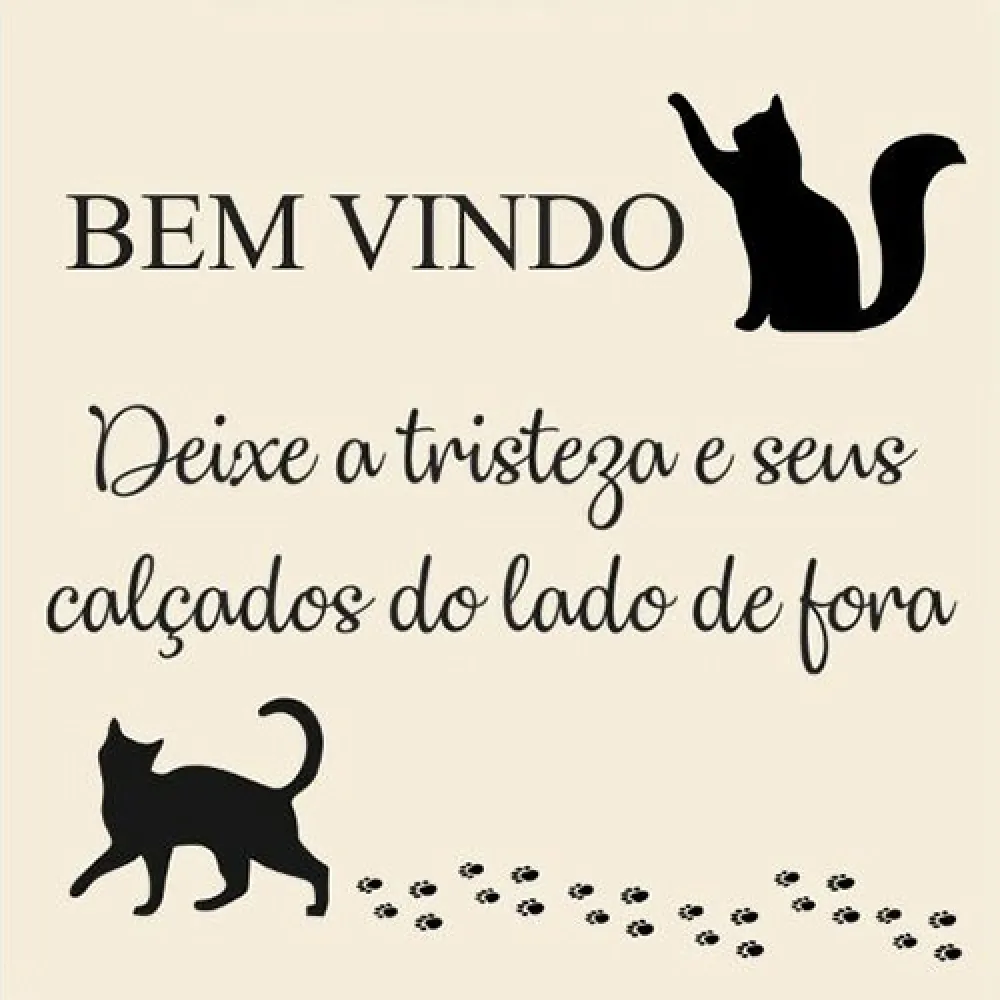 Placa para colocar na parede ou porta