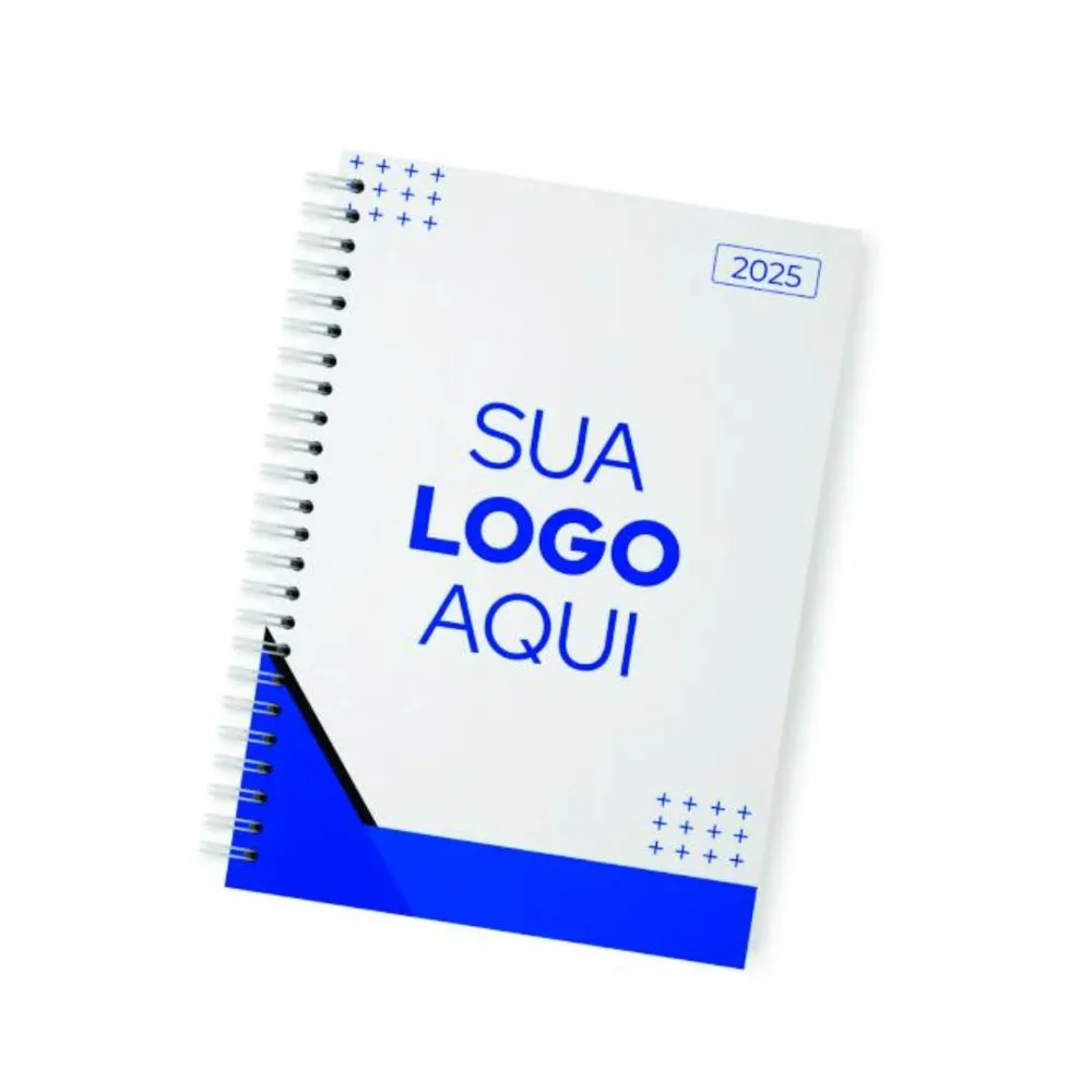 Planner tamanho A5, capa dura com wire-o-PLN01