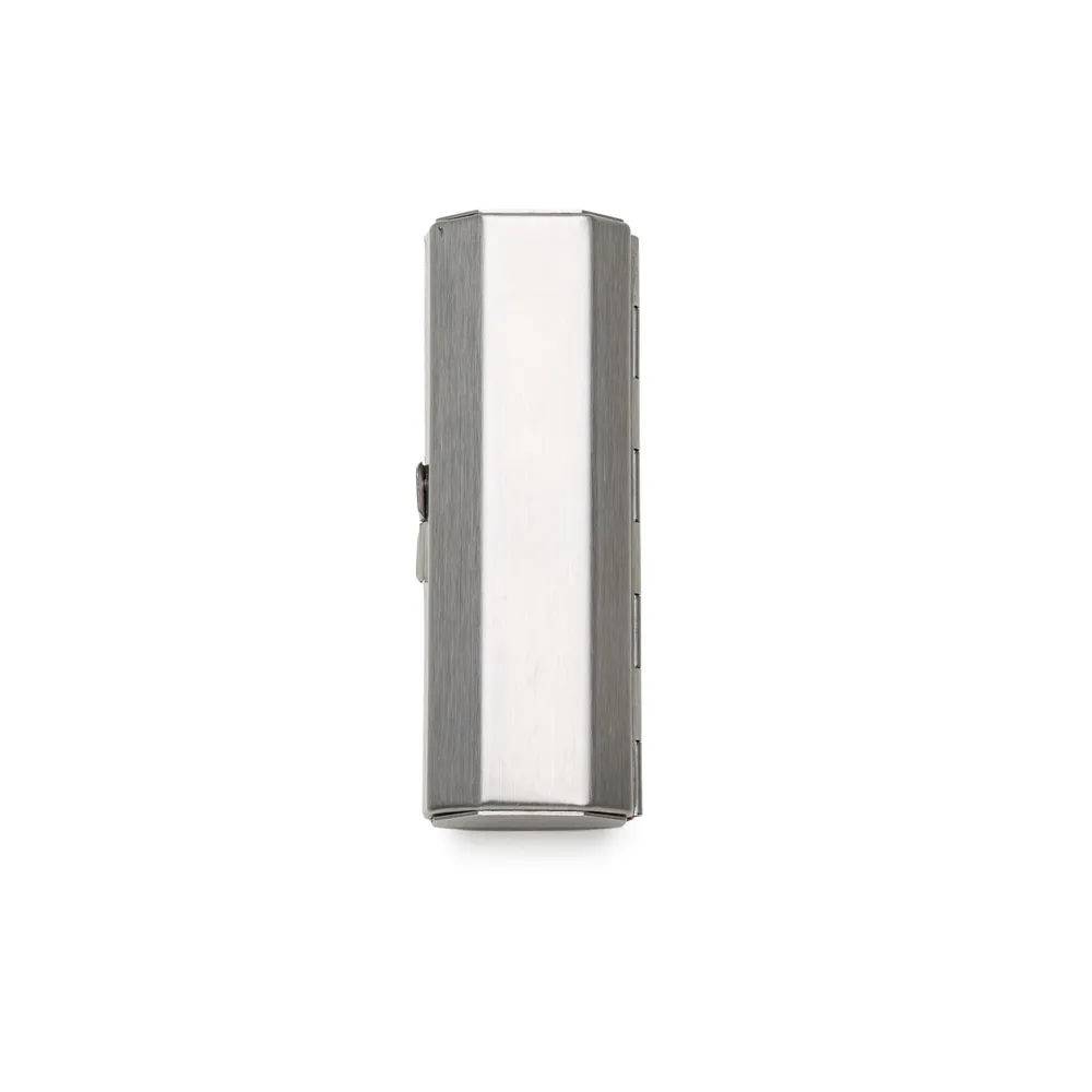 #Porta Batom Metal com Espelho