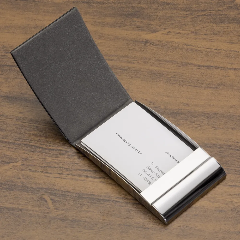 #Porta Cartão Couro Sintético