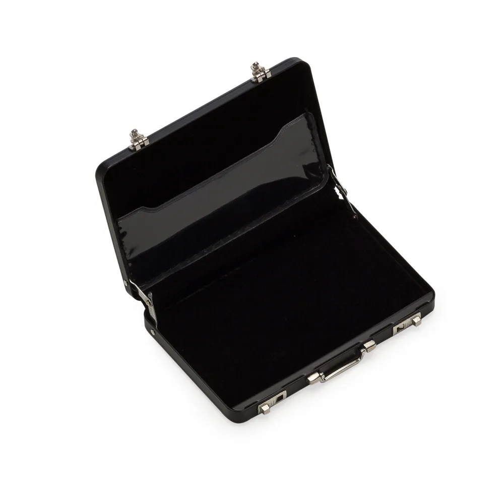 #Porta Cartão Maleta Alumínio