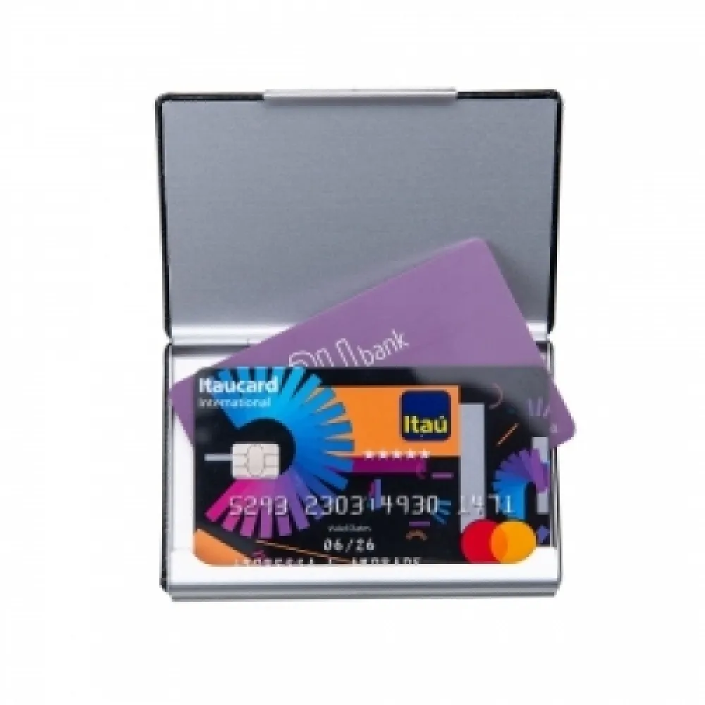 #Porta Cartão de Couro Sintético