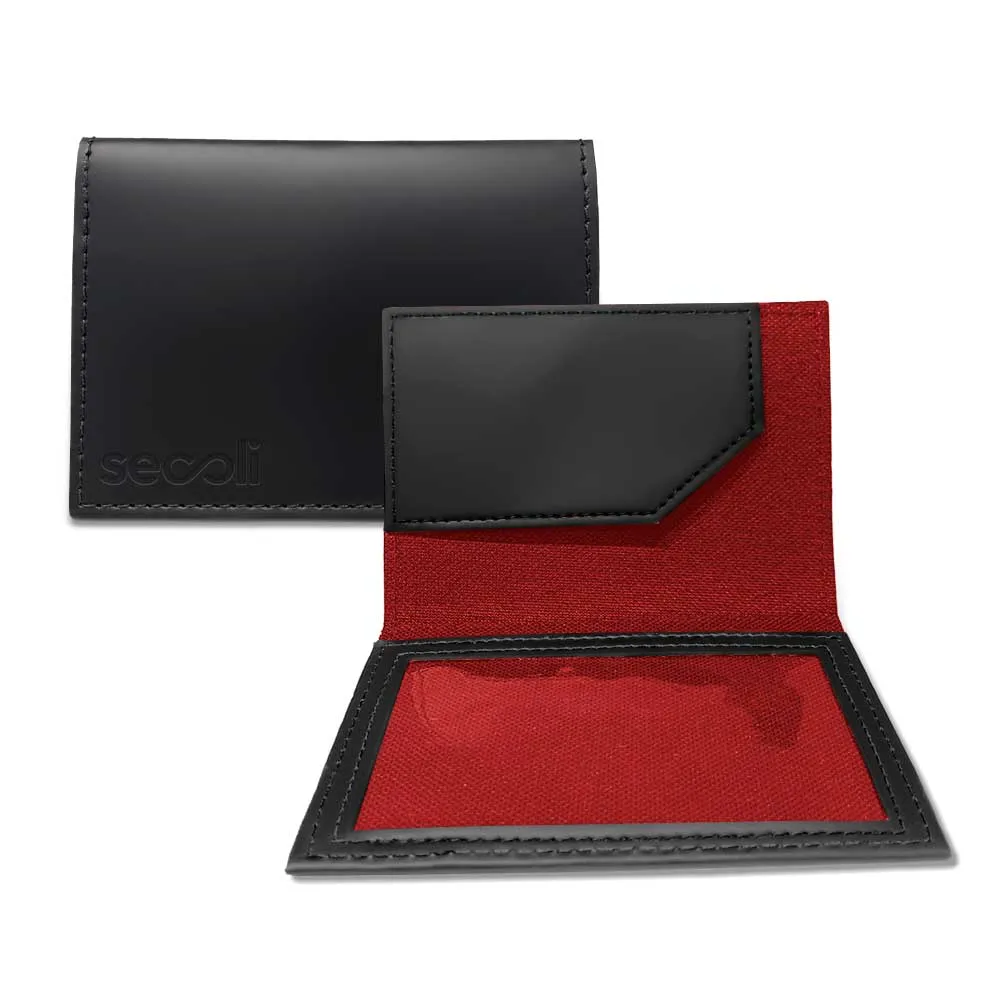 Porta-Cartão Dobrável Slim com Bolsos Internos