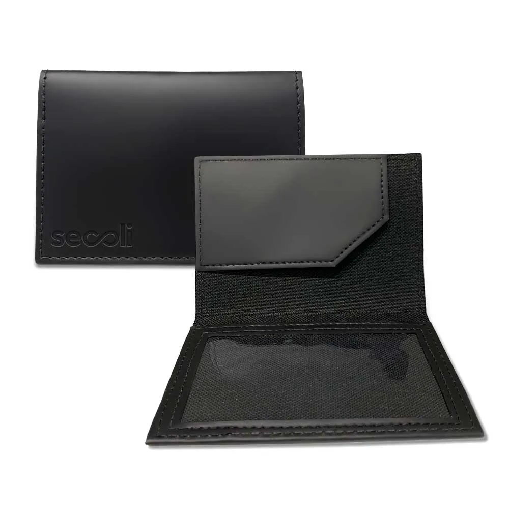 Porta-Cartão Dobrável Slim com Bolsos Internos