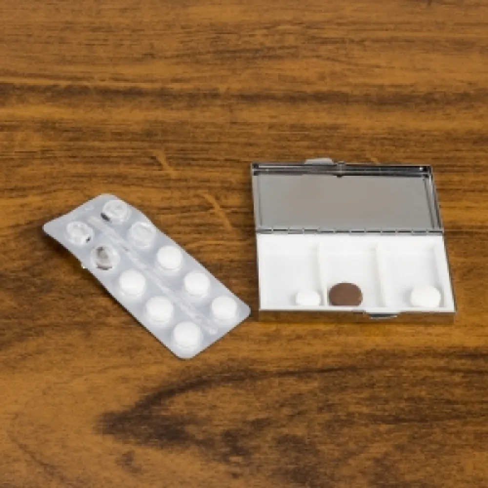 #Porta Comprimido Metal