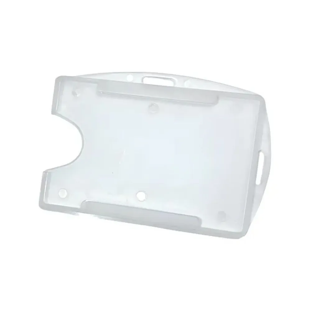 Porta Crachá Rígido Universal em PVC medida 5,4x8,6cm-PTCC02