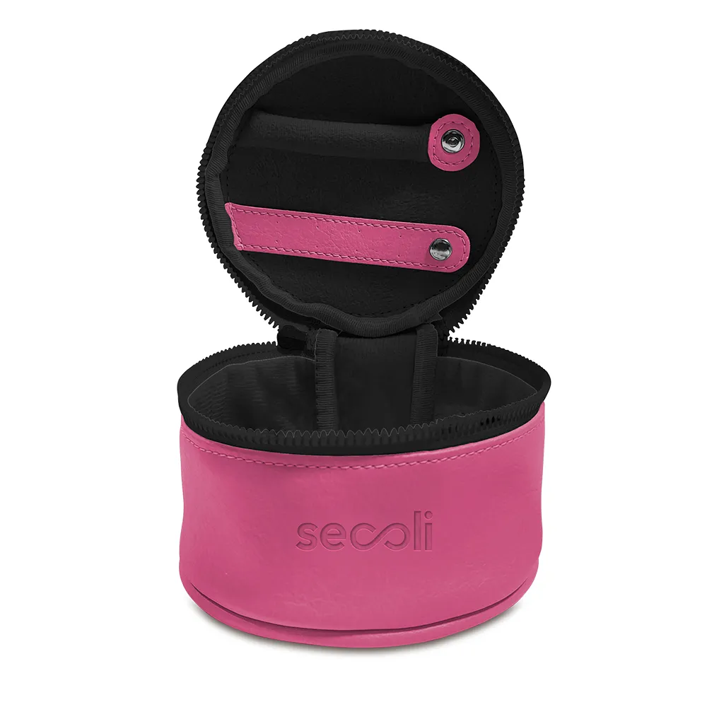 Porta-Jóias Round Travel com Organizador Interno