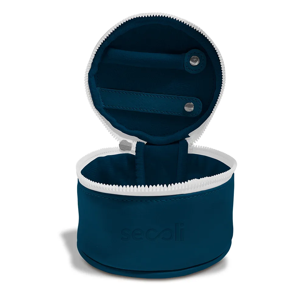 Porta-Jóias Round Travel com Organizador Interno