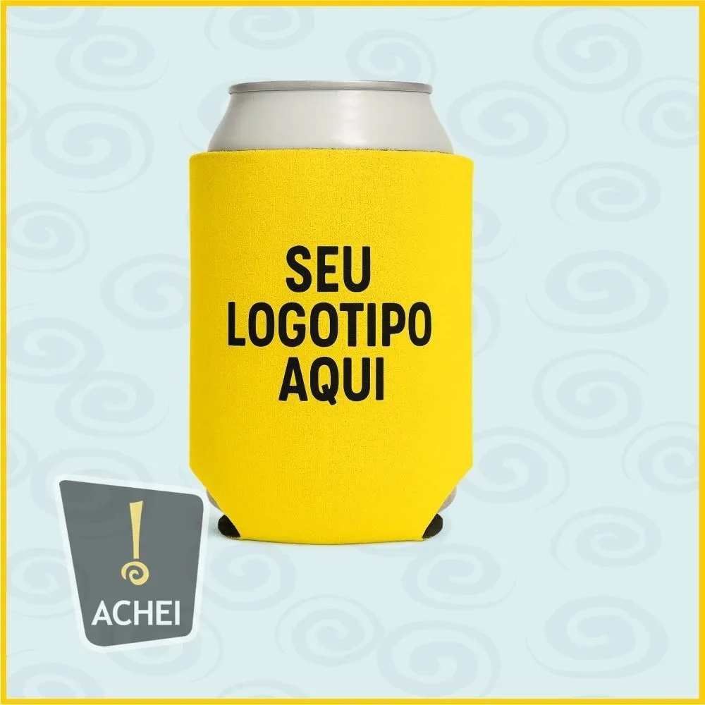 Porta Latinha Neoprene Personalizada