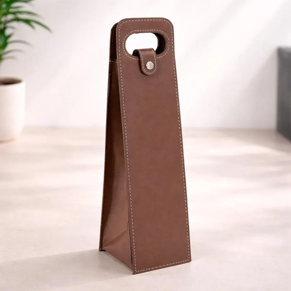 Porta-Vinho Couro Sintético