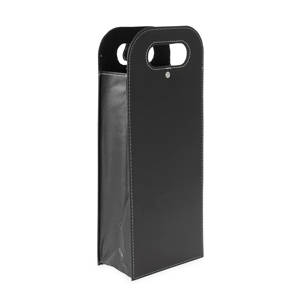 Porta-Vinho Duplo Couro Sintético