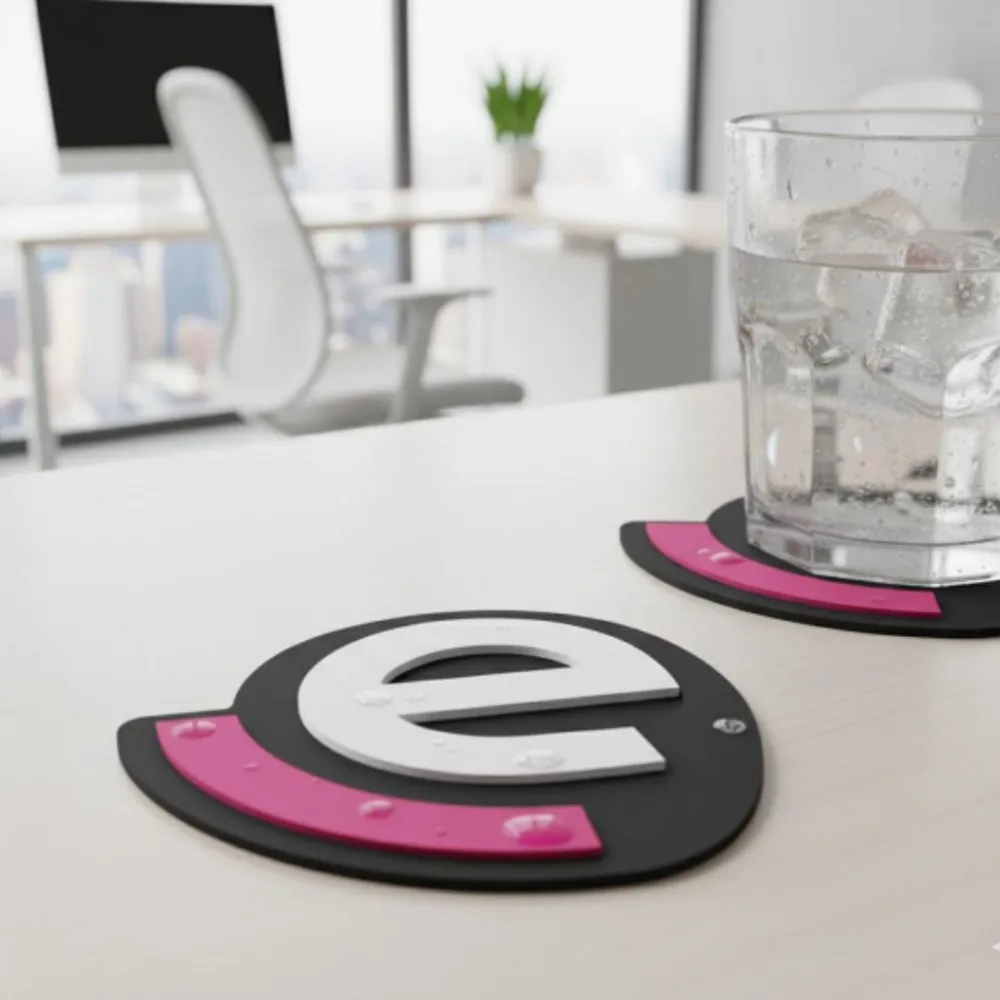 Porta copo emborrachados com relevo-PTCP