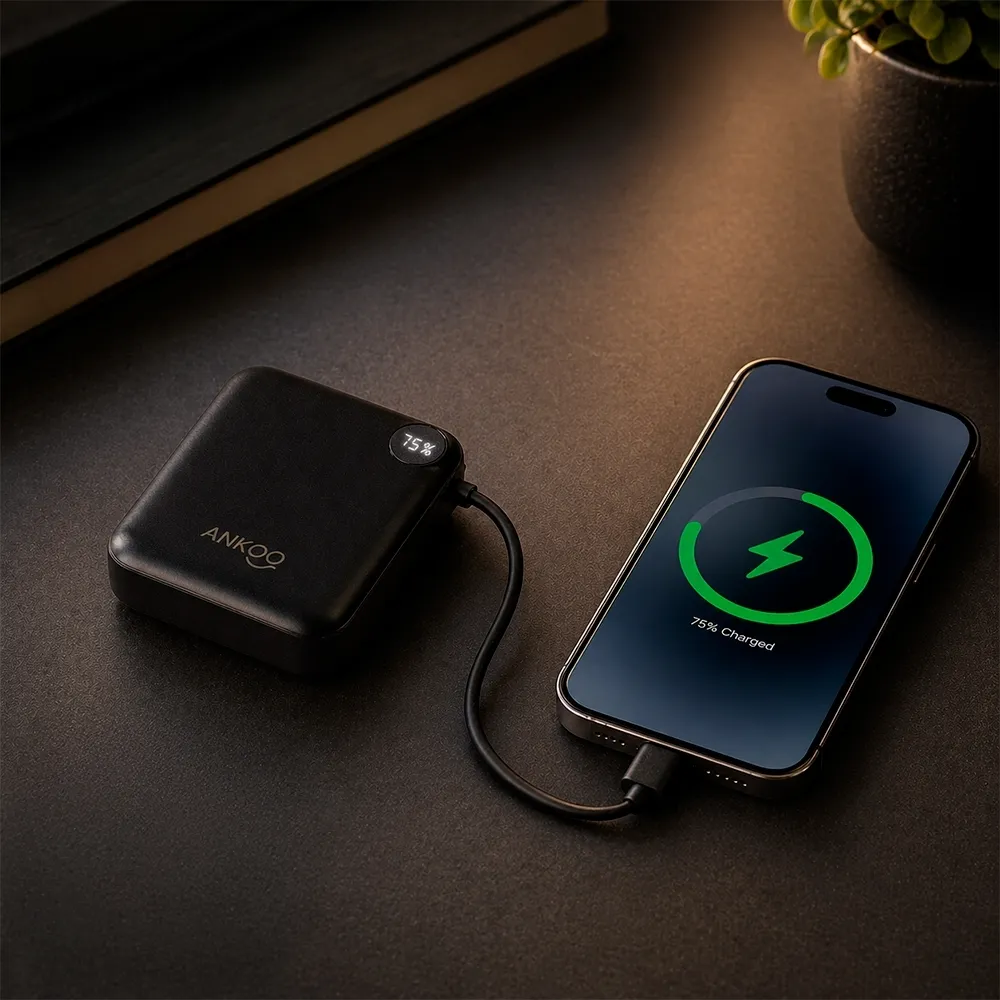 Power Bank 10.000mAh com Painel de LED